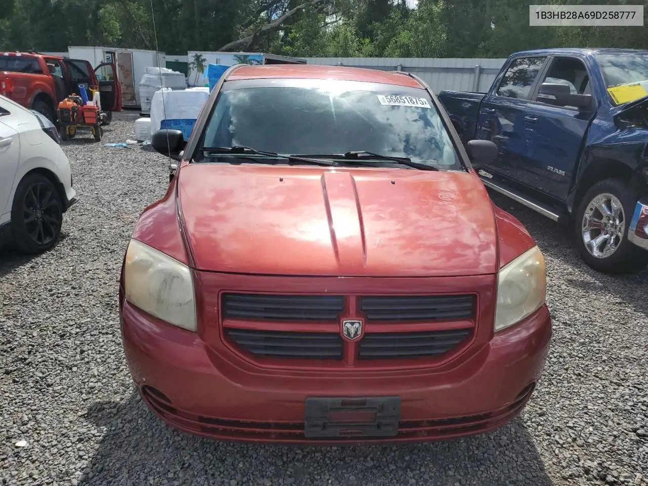 2009 Dodge Caliber Se VIN: 1B3HB28A69D258777 Lot: 56851875