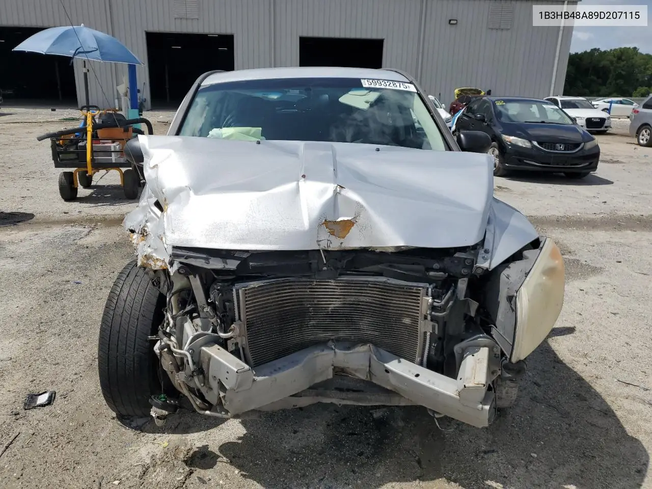 2009 Dodge Caliber Sxt VIN: 1B3HB48A89D207115 Lot: 59932875