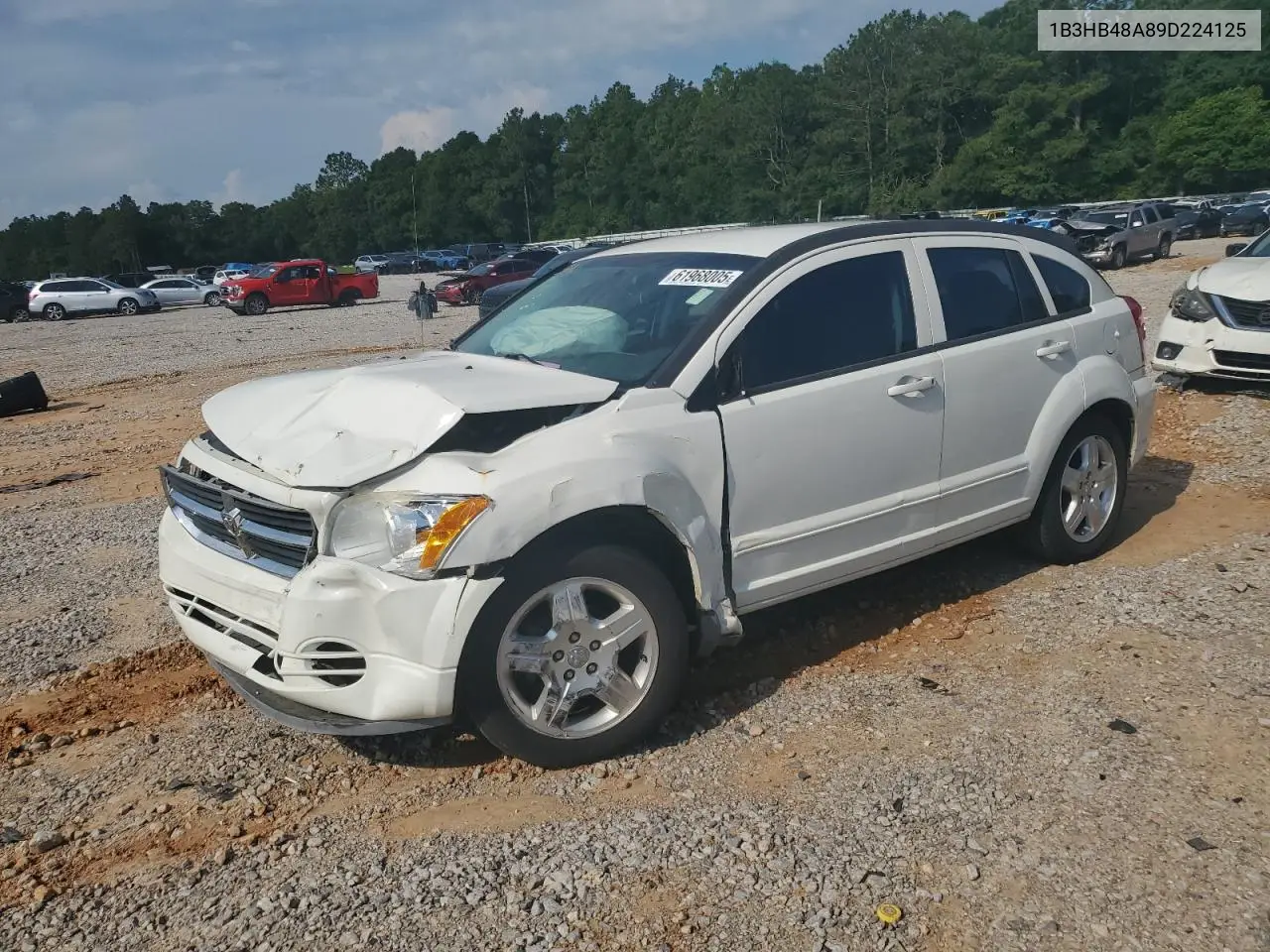 2009 Dodge Caliber Sxt VIN: 1B3HB48A89D224125 Lot: 61968005