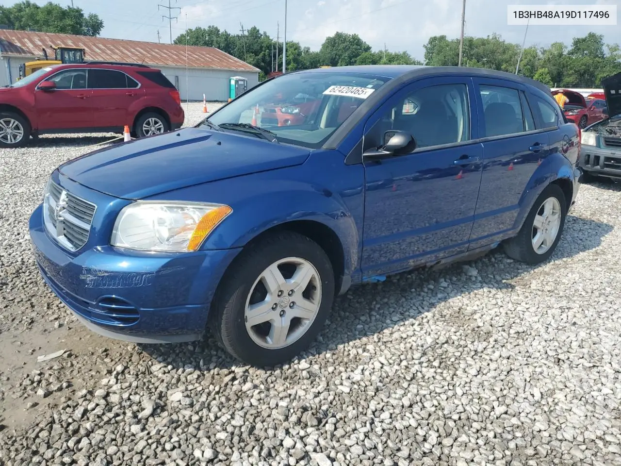 2009 Dodge Caliber Sxt VIN: 1B3HB48A19D117496 Lot: 62420465