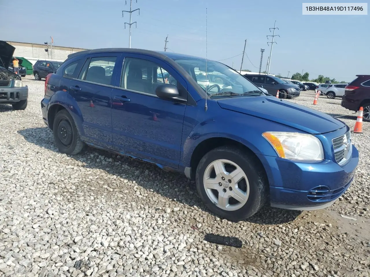 2009 Dodge Caliber Sxt VIN: 1B3HB48A19D117496 Lot: 62420465