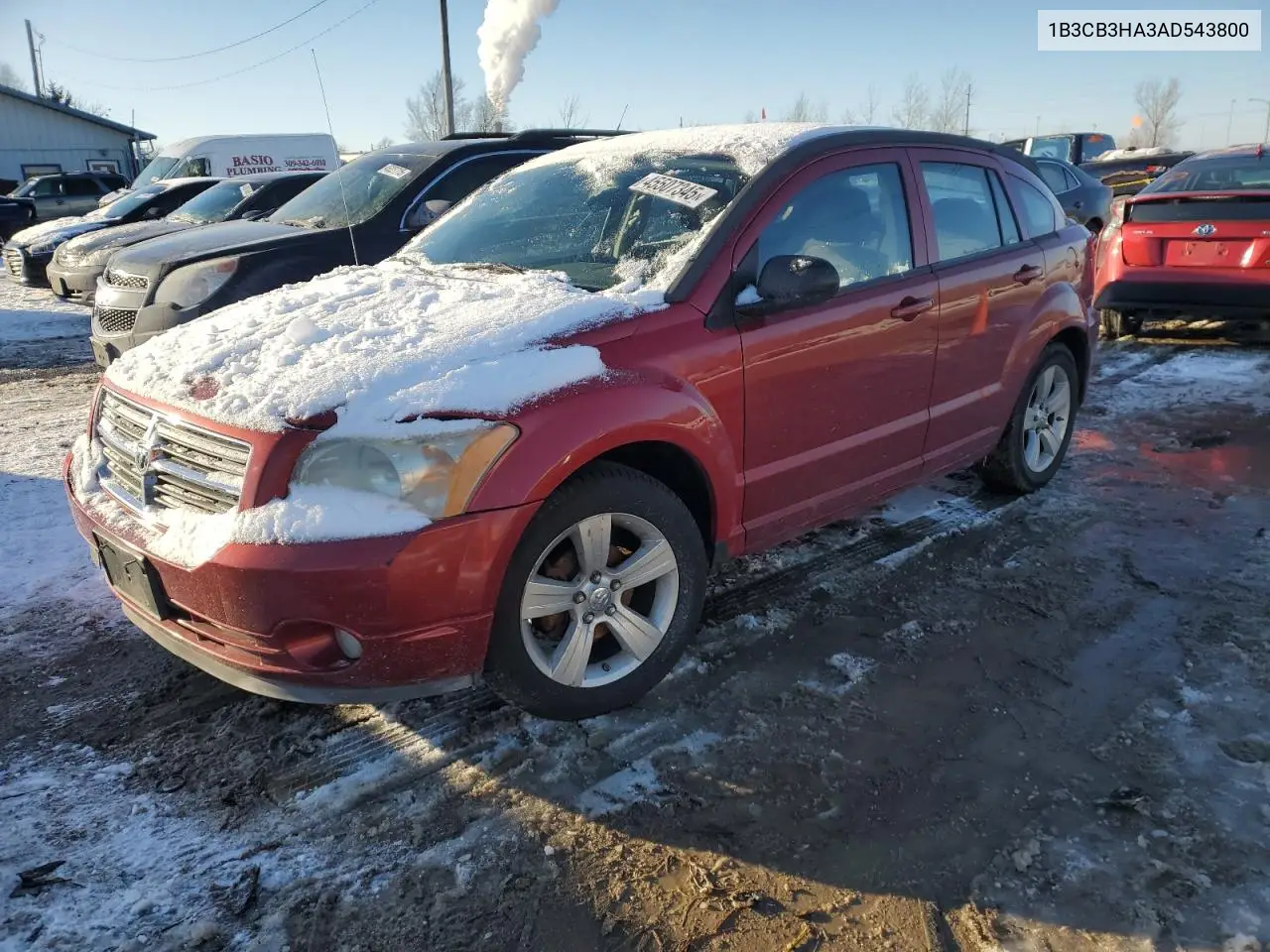 2010 Dodge Caliber Mainstreet VIN: 1B3CB3HA3AD543800 Lot: 45507345