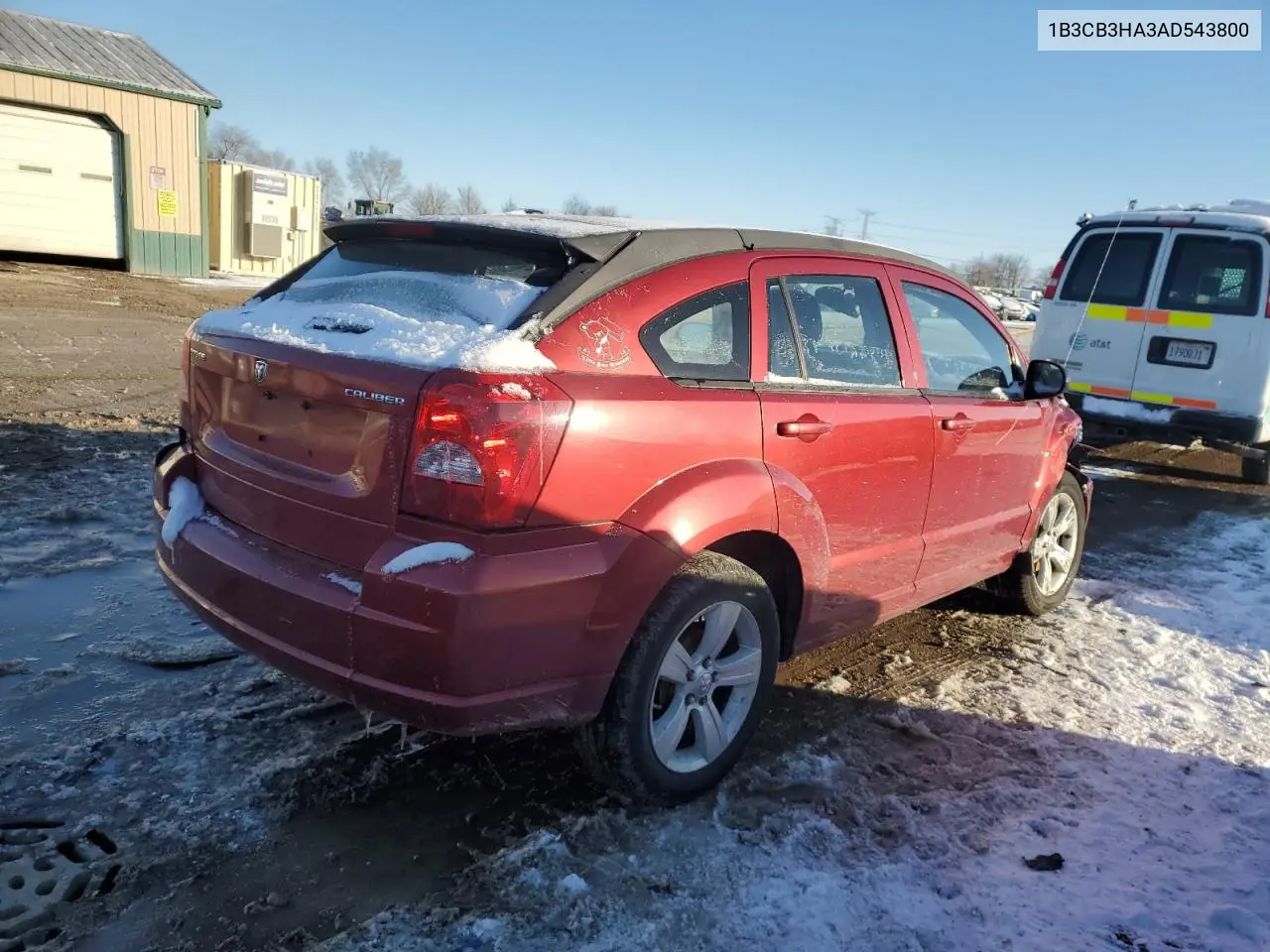 2010 Dodge Caliber Mainstreet VIN: 1B3CB3HA3AD543800 Lot: 45507345