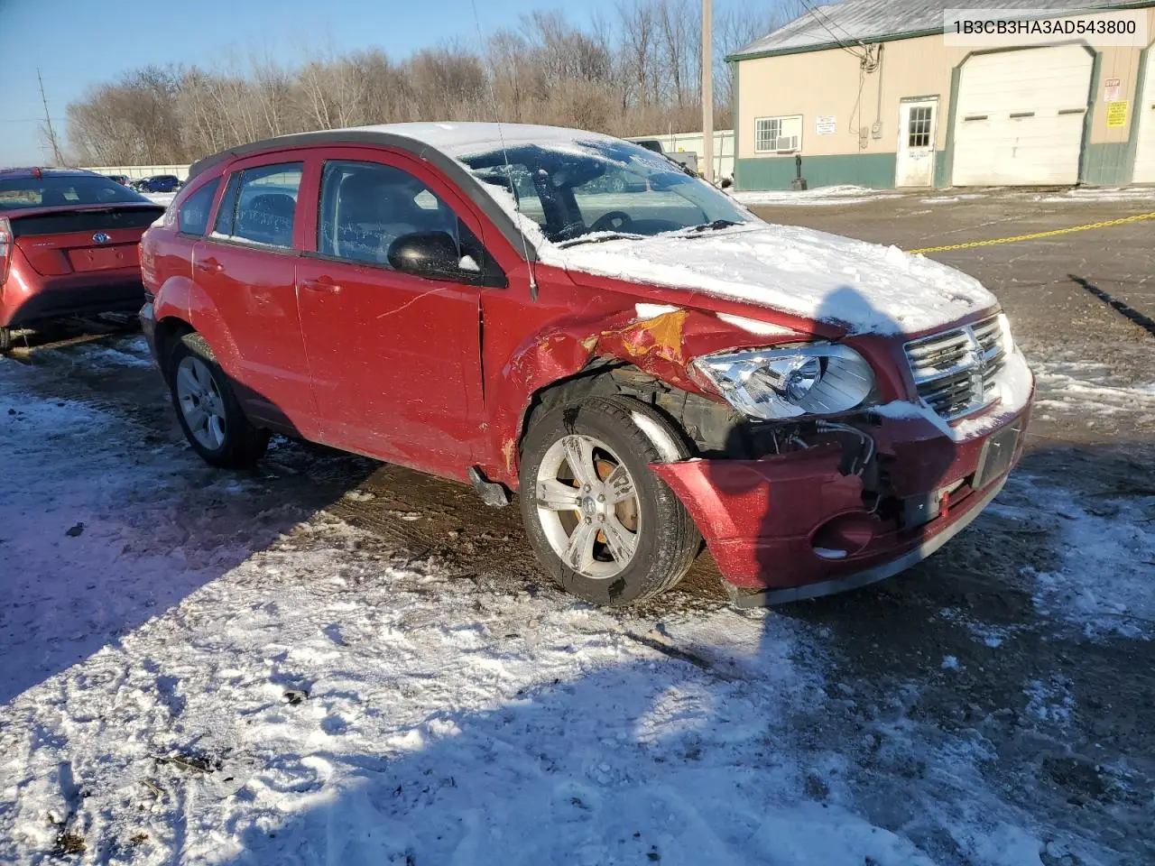 2010 Dodge Caliber Mainstreet VIN: 1B3CB3HA3AD543800 Lot: 45507345