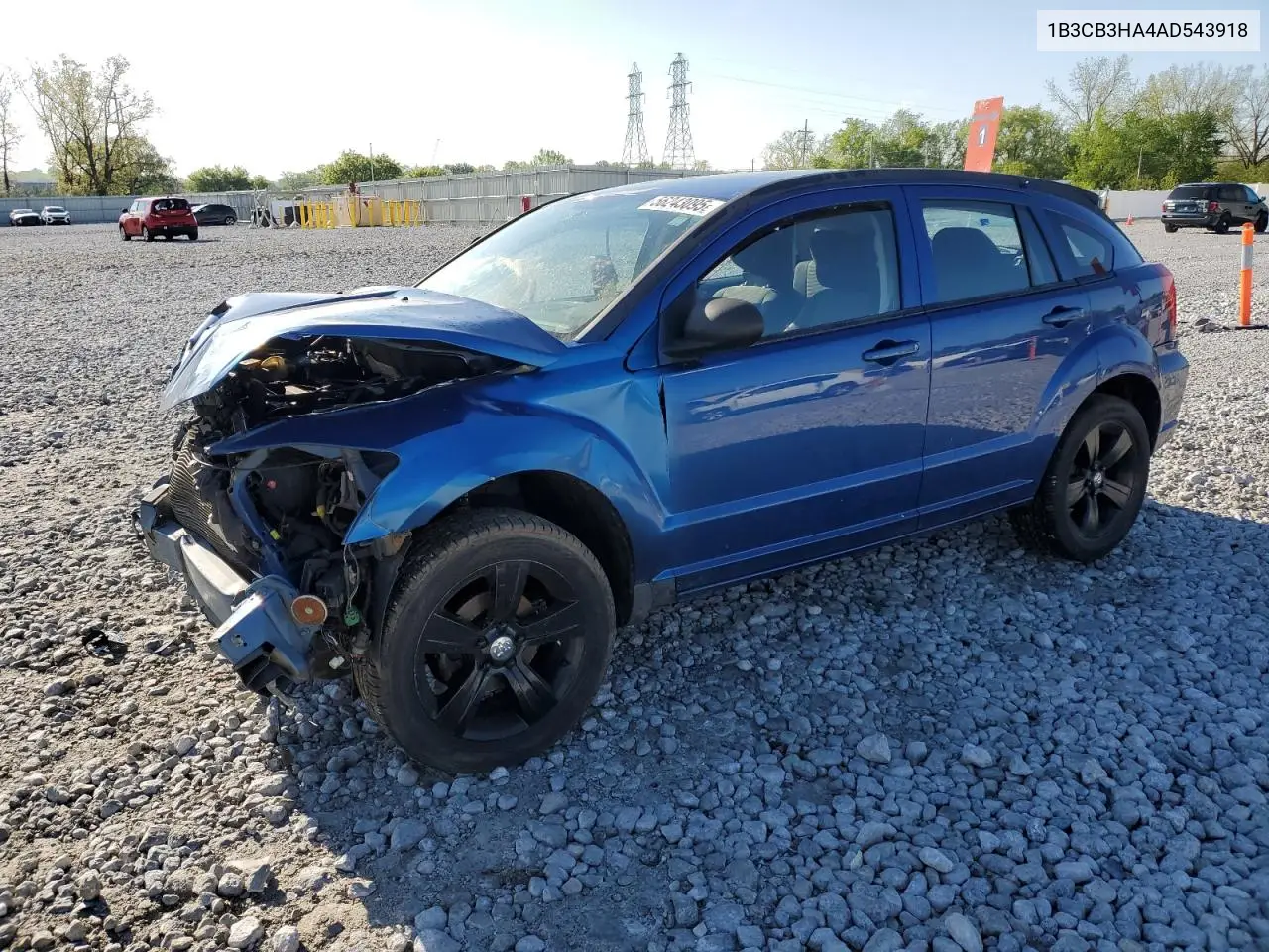 2010 Dodge Caliber Mainstreet VIN: 1B3CB3HA4AD543918 Lot: 56243095