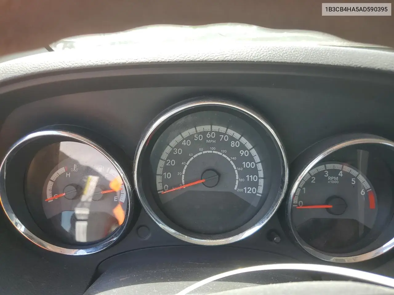 2010 Dodge Caliber Sxt VIN: 1B3CB4HA5AD590395 Lot: 56882325