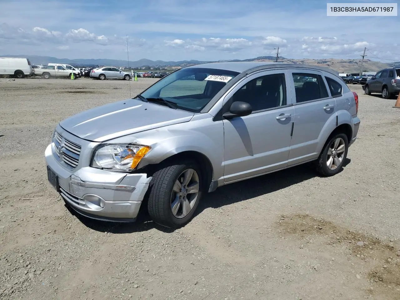 1b3cb3ha5ad671987 1B3CB3HA5AD671987 2010 Dodge Caliber Mainstreet