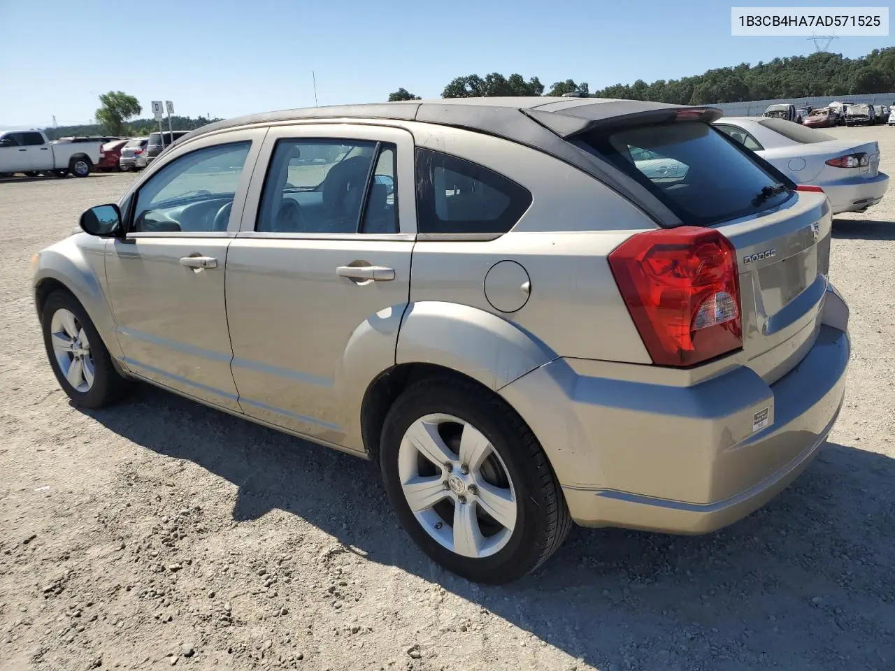 2010 Dodge Caliber Sxt VIN: 1B3CB4HA7AD571525 Lot: 61651405
