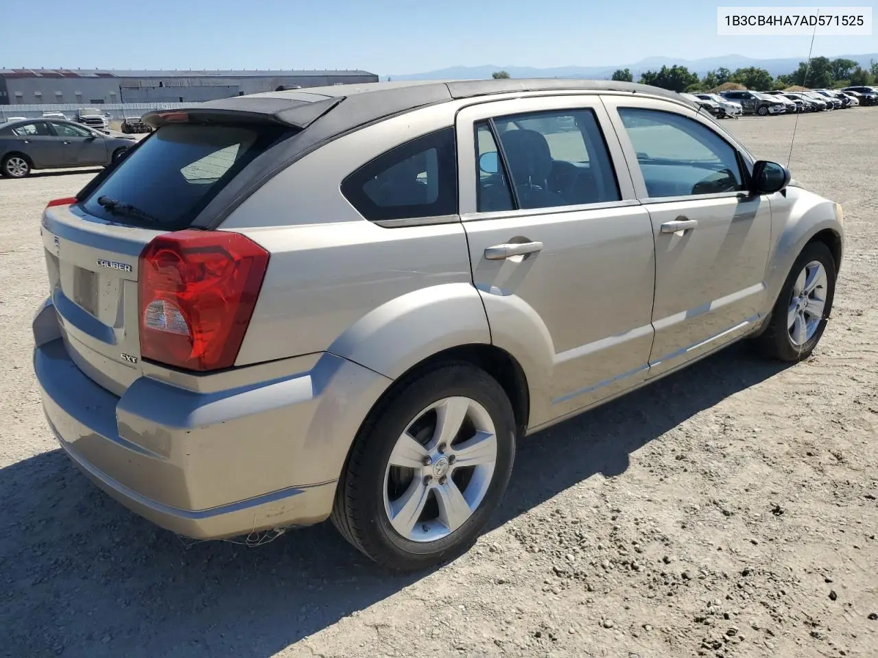 2010 Dodge Caliber Sxt VIN: 1B3CB4HA7AD571525 Lot: 61651405