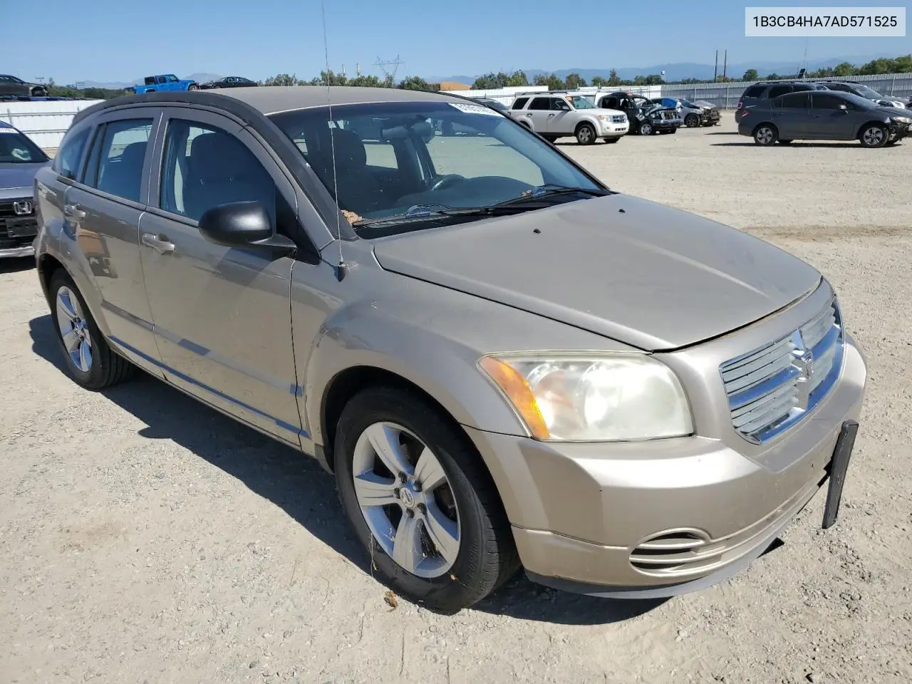 2010 Dodge Caliber Sxt VIN: 1B3CB4HA7AD571525 Lot: 61651405