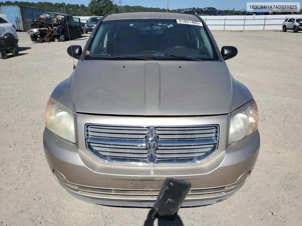 2010 Dodge Caliber Sxt VIN: 1B3CB4HA7AD571525 Lot: 61651405