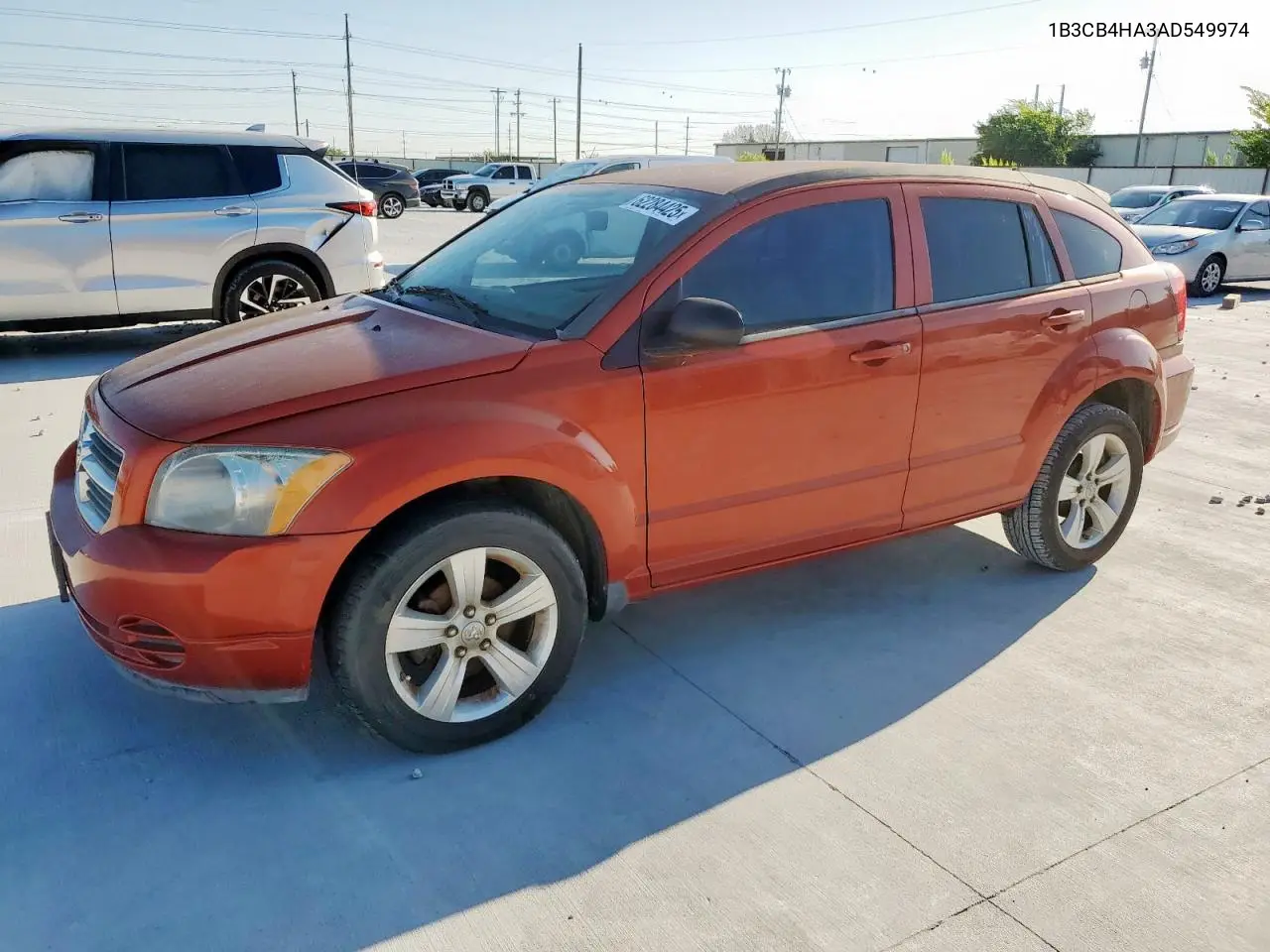 2010 Dodge Caliber Sxt VIN: 1B3CB4HA3AD549974 Lot: 62284425