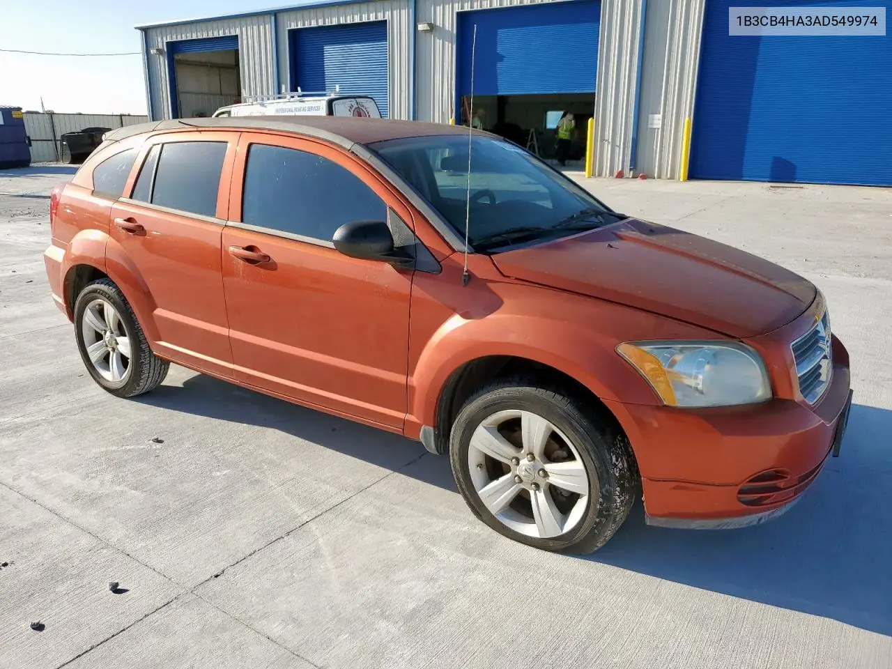 2010 Dodge Caliber Sxt VIN: 1B3CB4HA3AD549974 Lot: 62284425