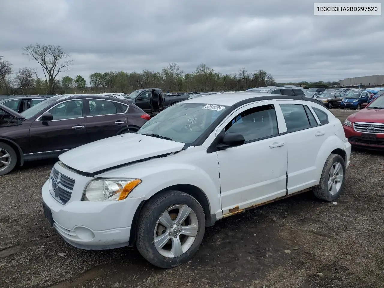 2011 Dodge Caliber Mainstreet VIN: 1B3CB3HA2BD297520 Lot: 54510665