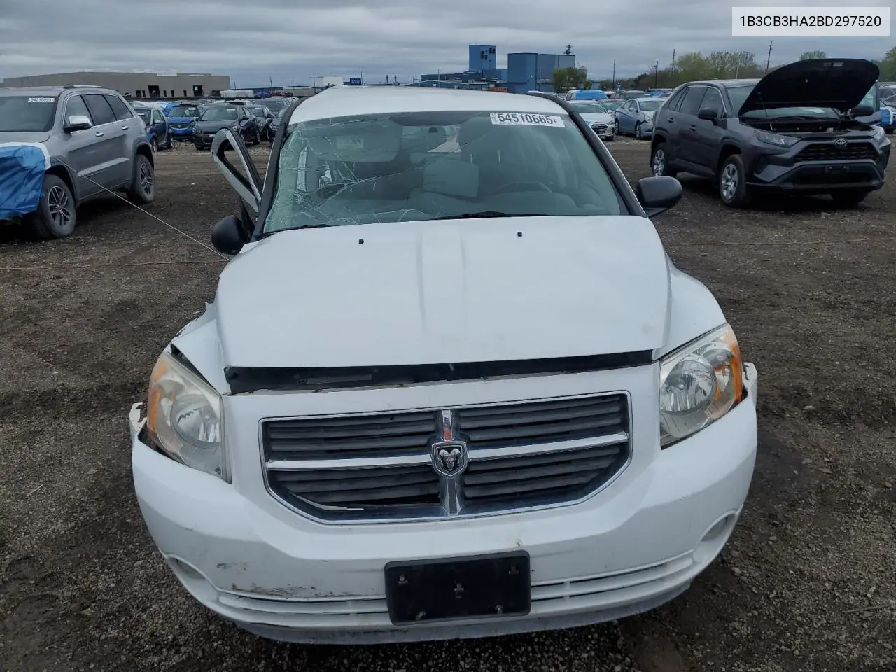 2011 Dodge Caliber Mainstreet VIN: 1B3CB3HA2BD297520 Lot: 54510665