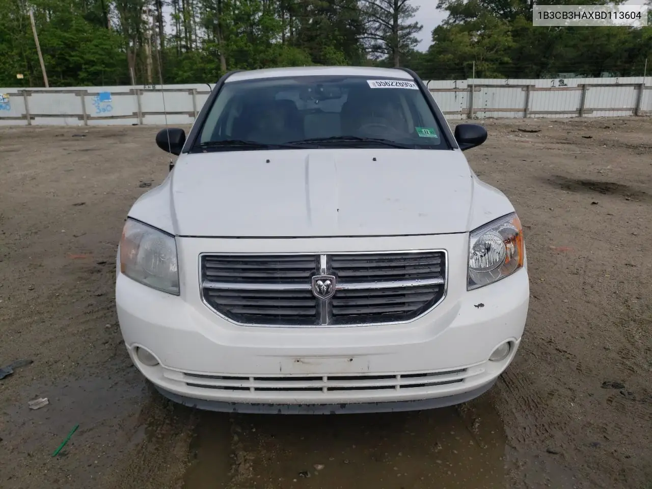2011 Dodge Caliber Mainstreet VIN: 1B3CB3HAXBD113604 Lot: 55622695