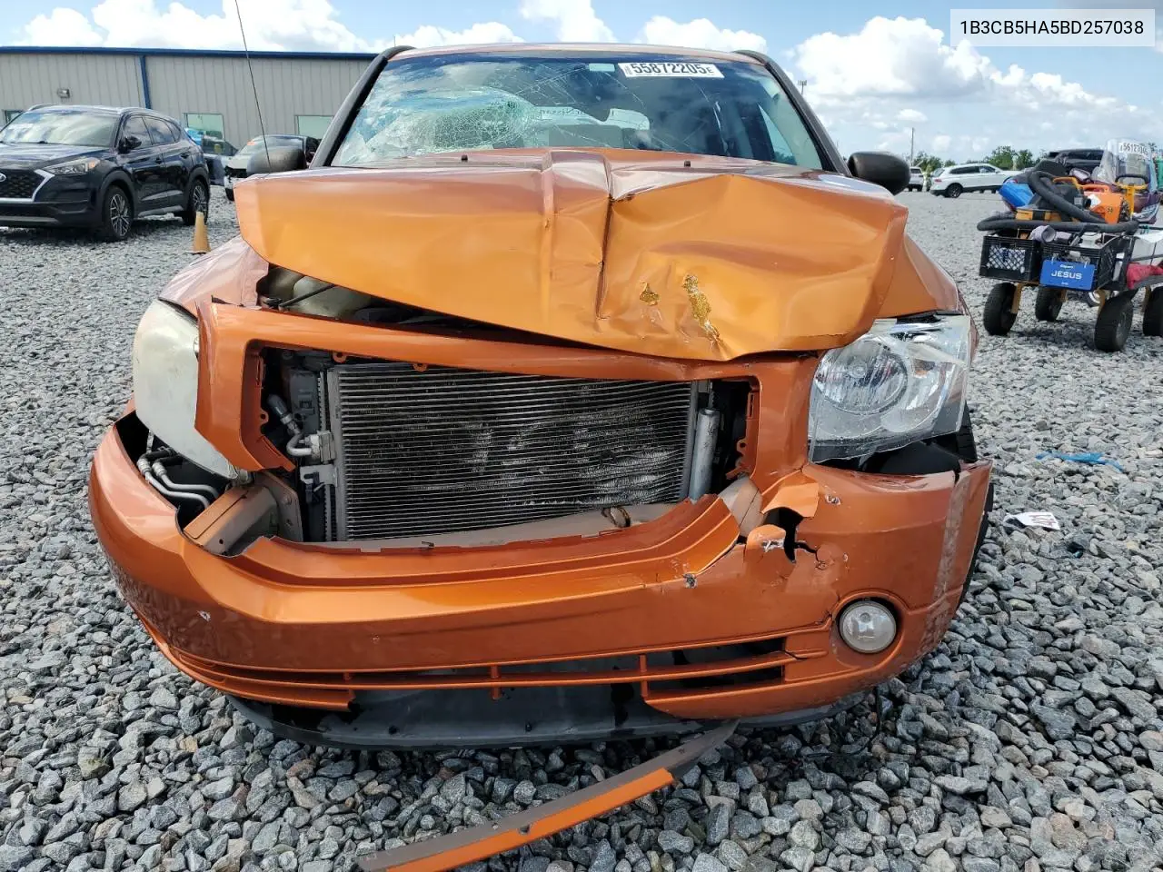 2011 Dodge Caliber Heat VIN: 1B3CB5HA5BD257038 Lot: 55872205