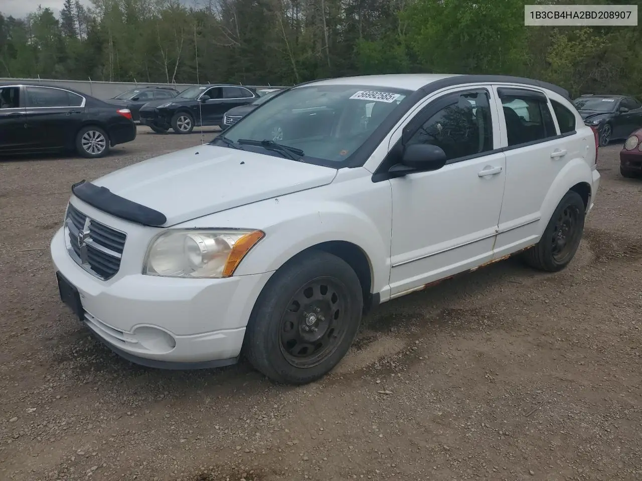 2011 Dodge Caliber Sxt VIN: 1B3CB4HA2BD208907 Lot: 56992585