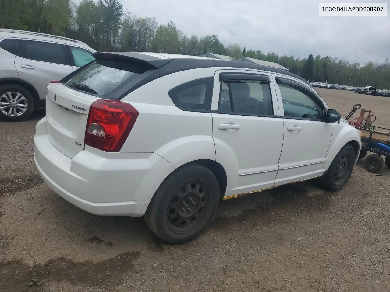 2011 Dodge Caliber Sxt VIN: 1B3CB4HA2BD208907 Lot: 56992585