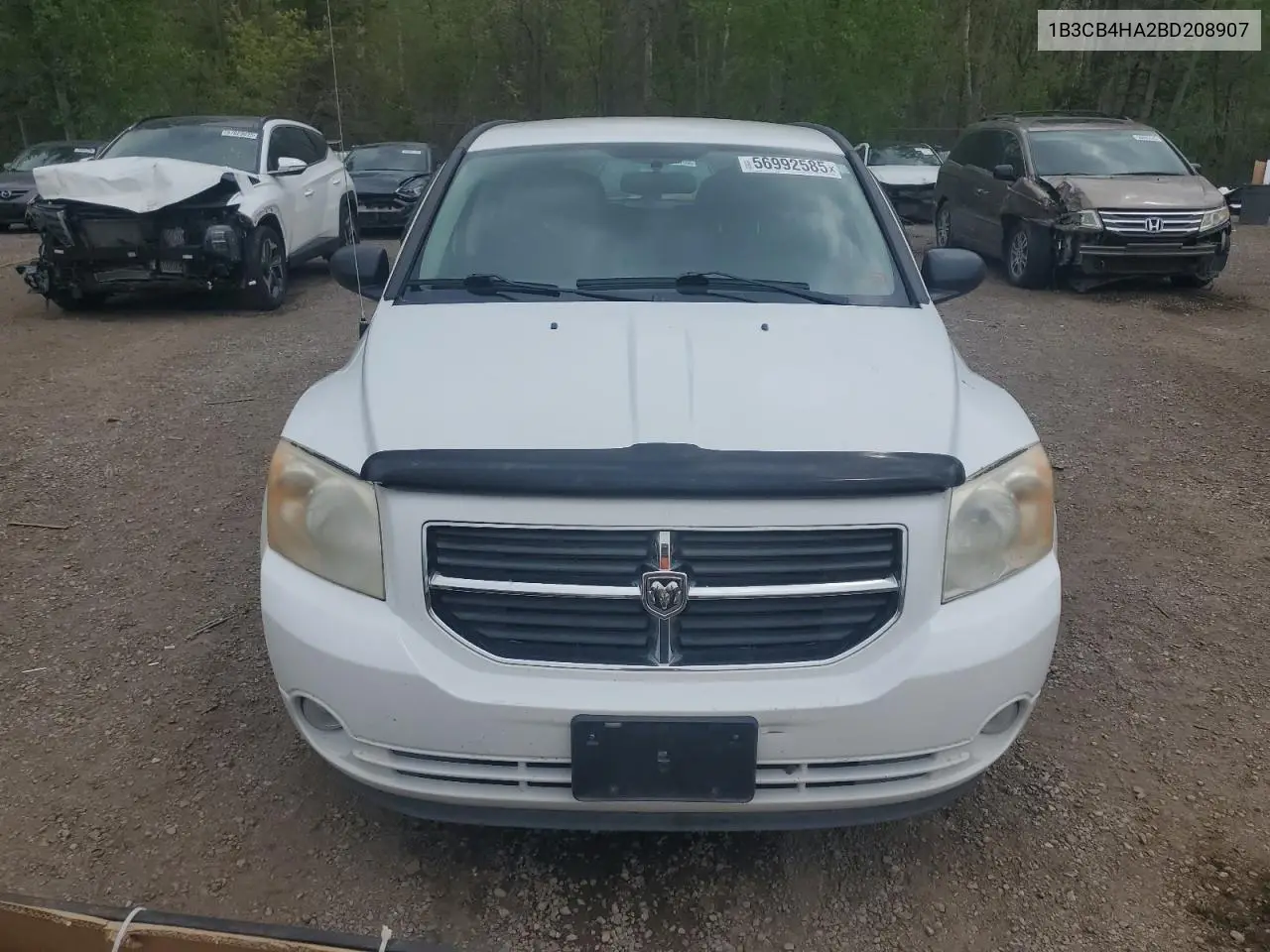 2011 Dodge Caliber Sxt VIN: 1B3CB4HA2BD208907 Lot: 56992585