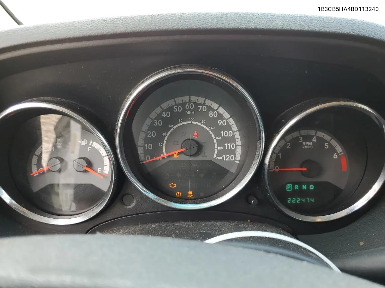 2011 Dodge Caliber Heat VIN: 1B3CB5HA4BD113240 Lot: 59686995