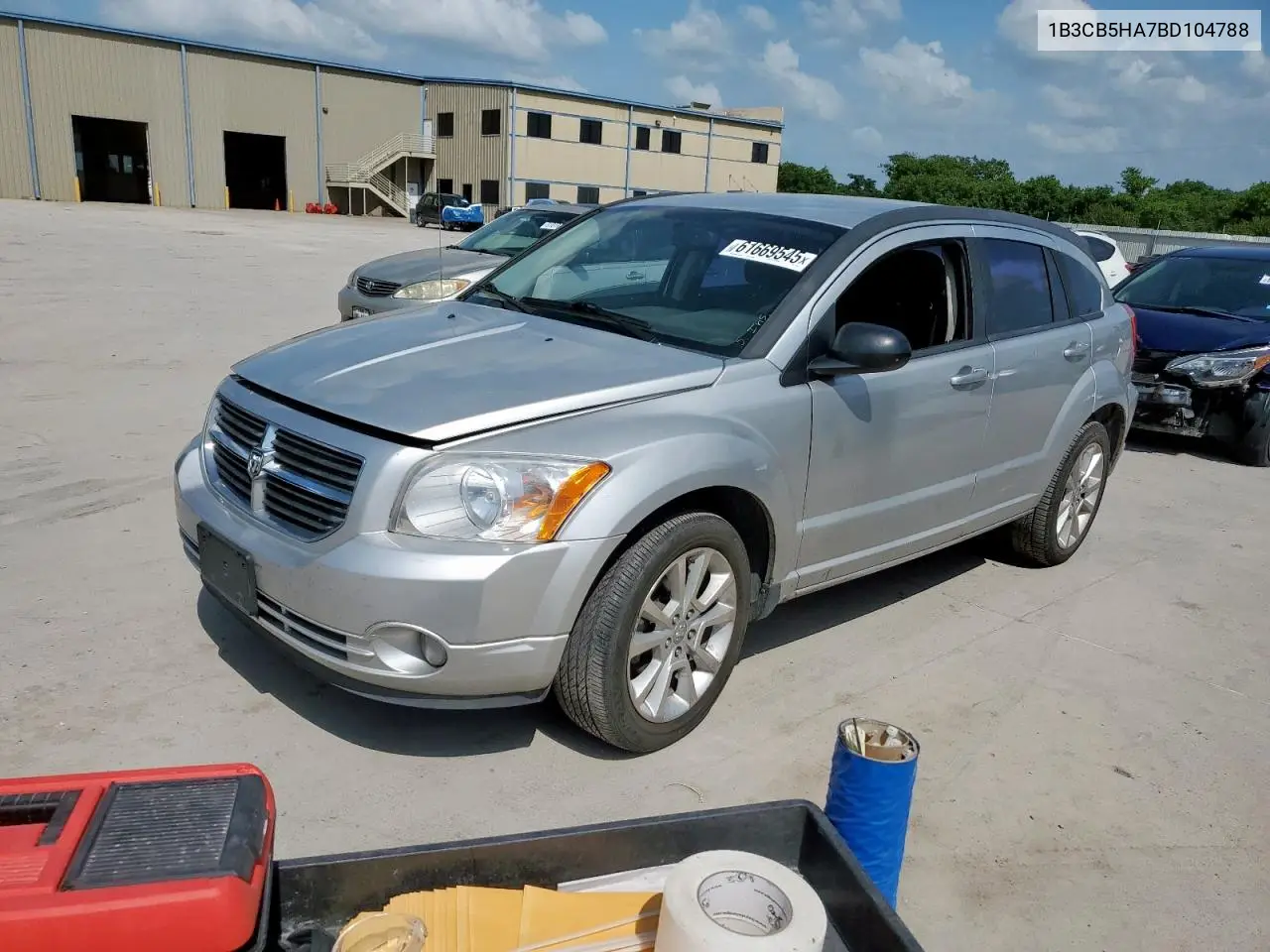 2011 Dodge Caliber Heat VIN: 1B3CB5HA7BD104788 Lot: 61669545