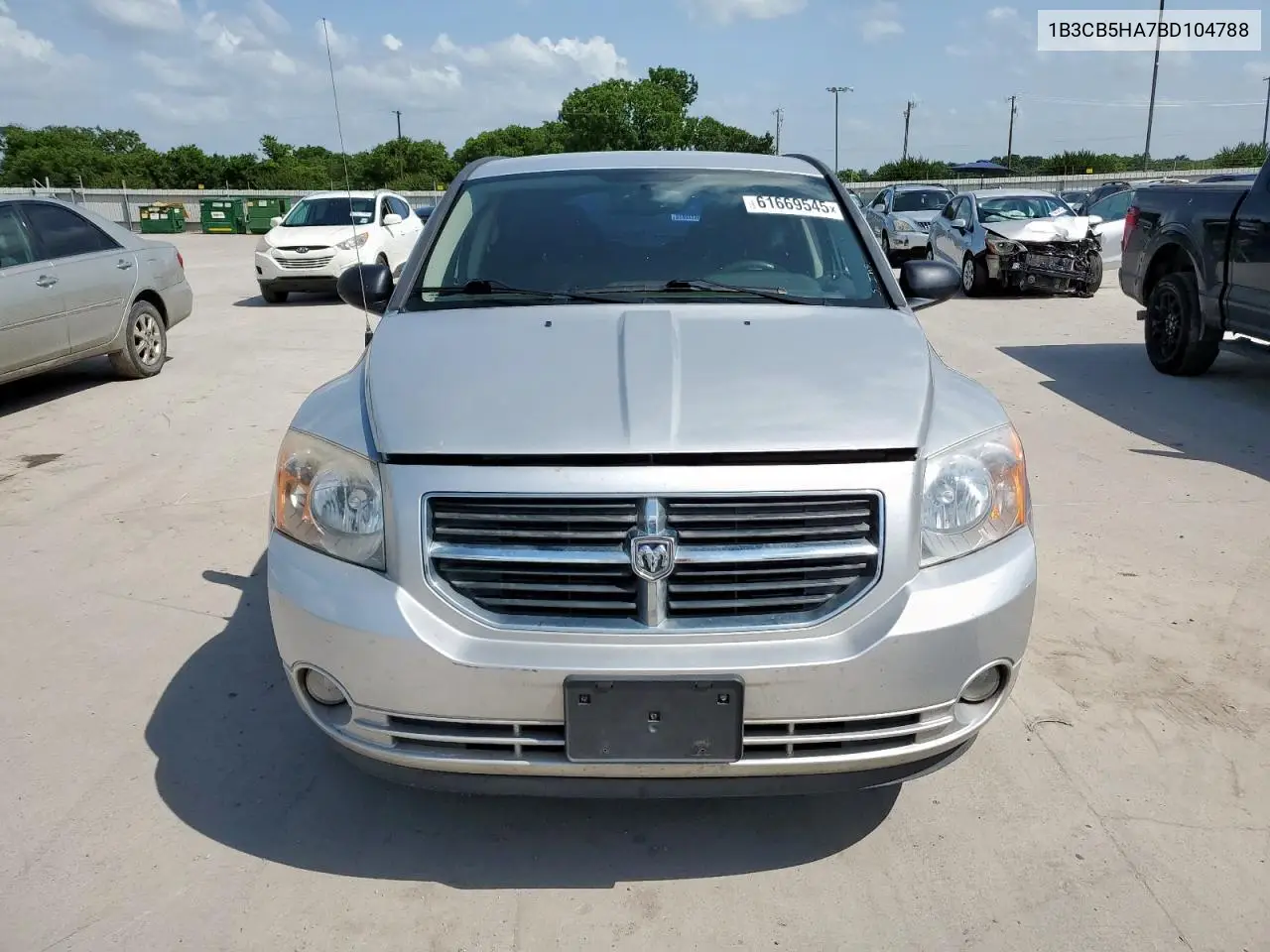 2011 Dodge Caliber Heat VIN: 1B3CB5HA7BD104788 Lot: 61669545