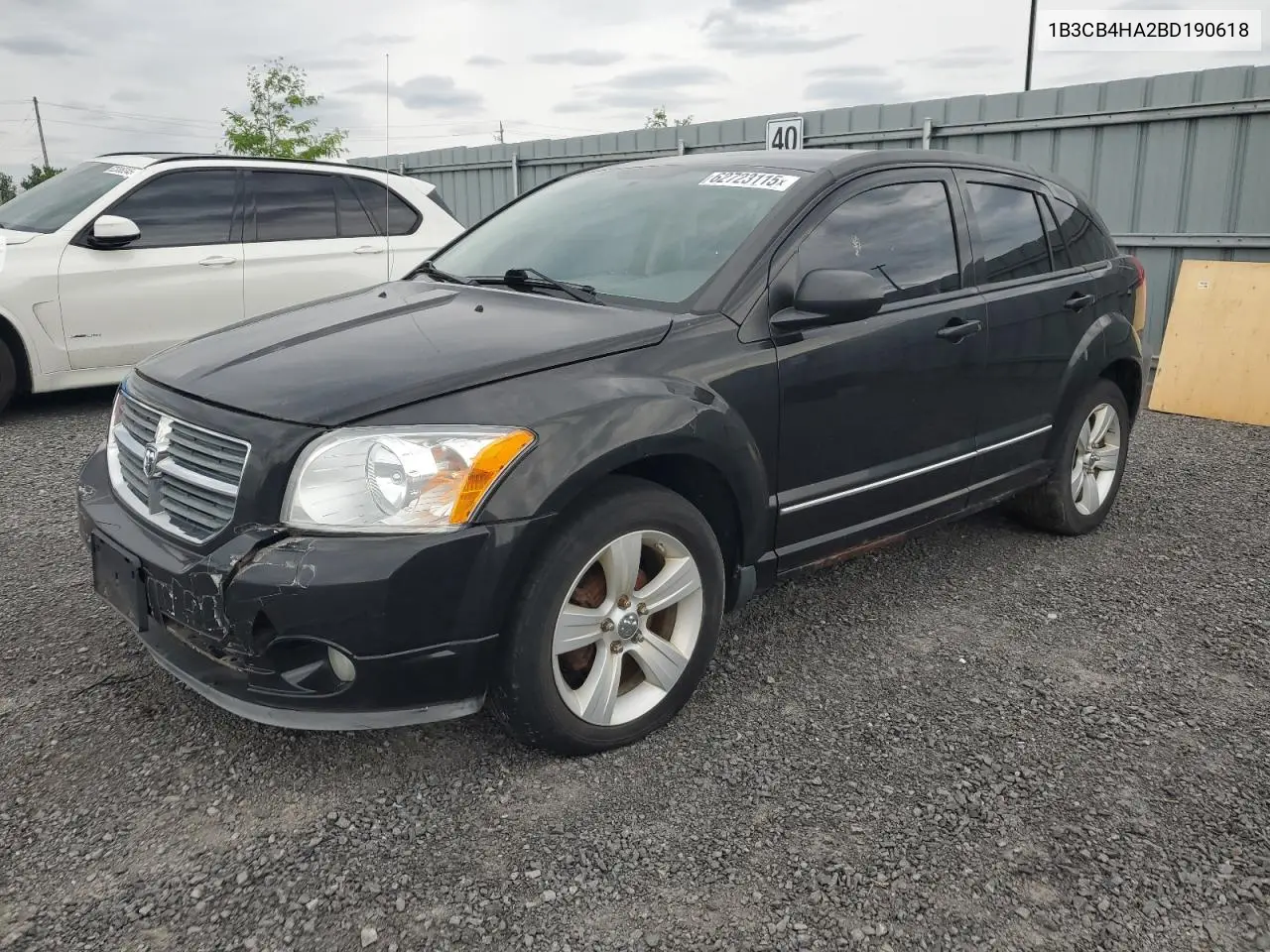 2011 Dodge Caliber Sxt VIN: 1B3CB4HA2BD190618 Lot: 62723115