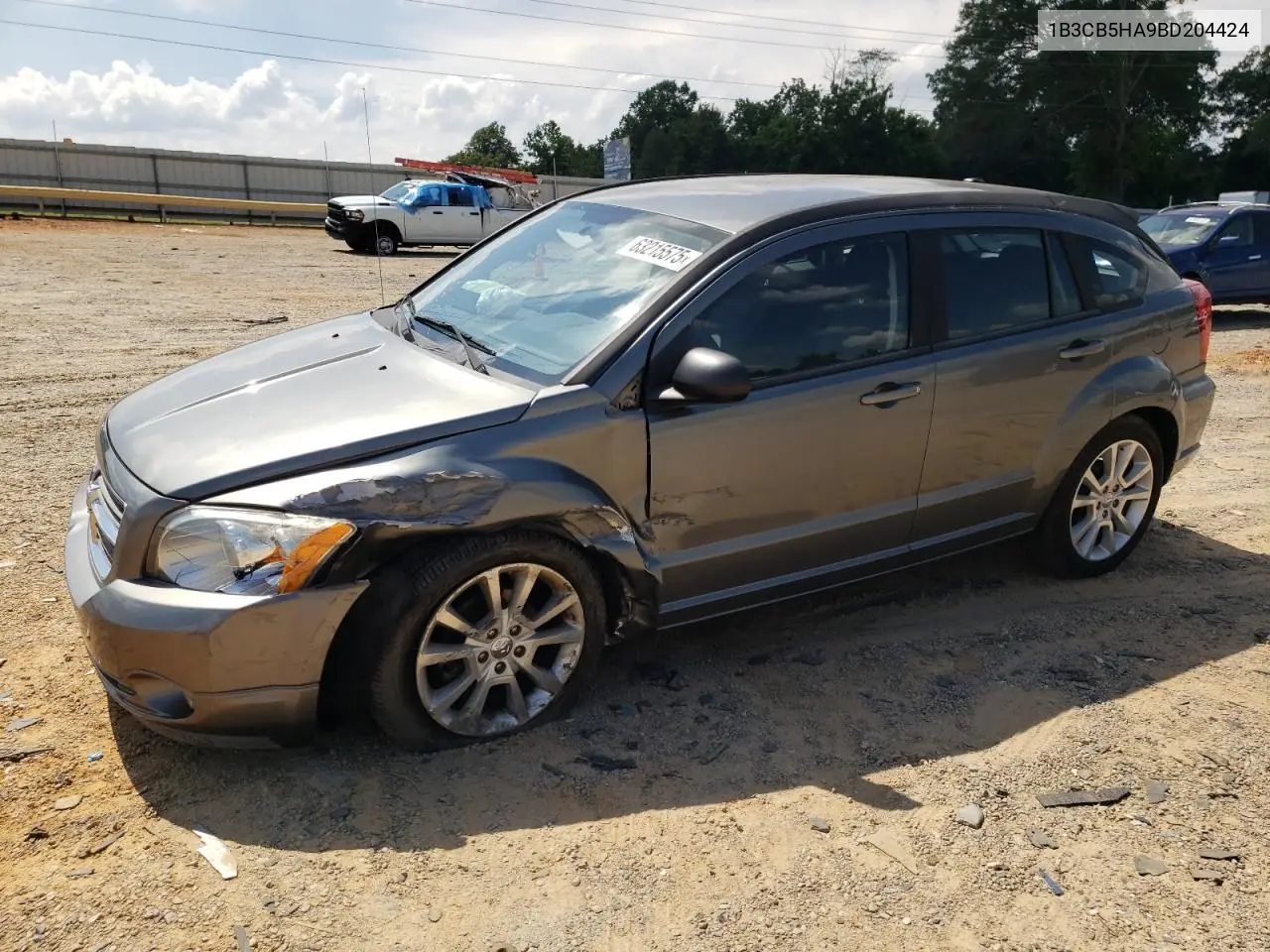 2011 Dodge Caliber Heat VIN: 1B3CB5HA9BD204424 Lot: 63215575