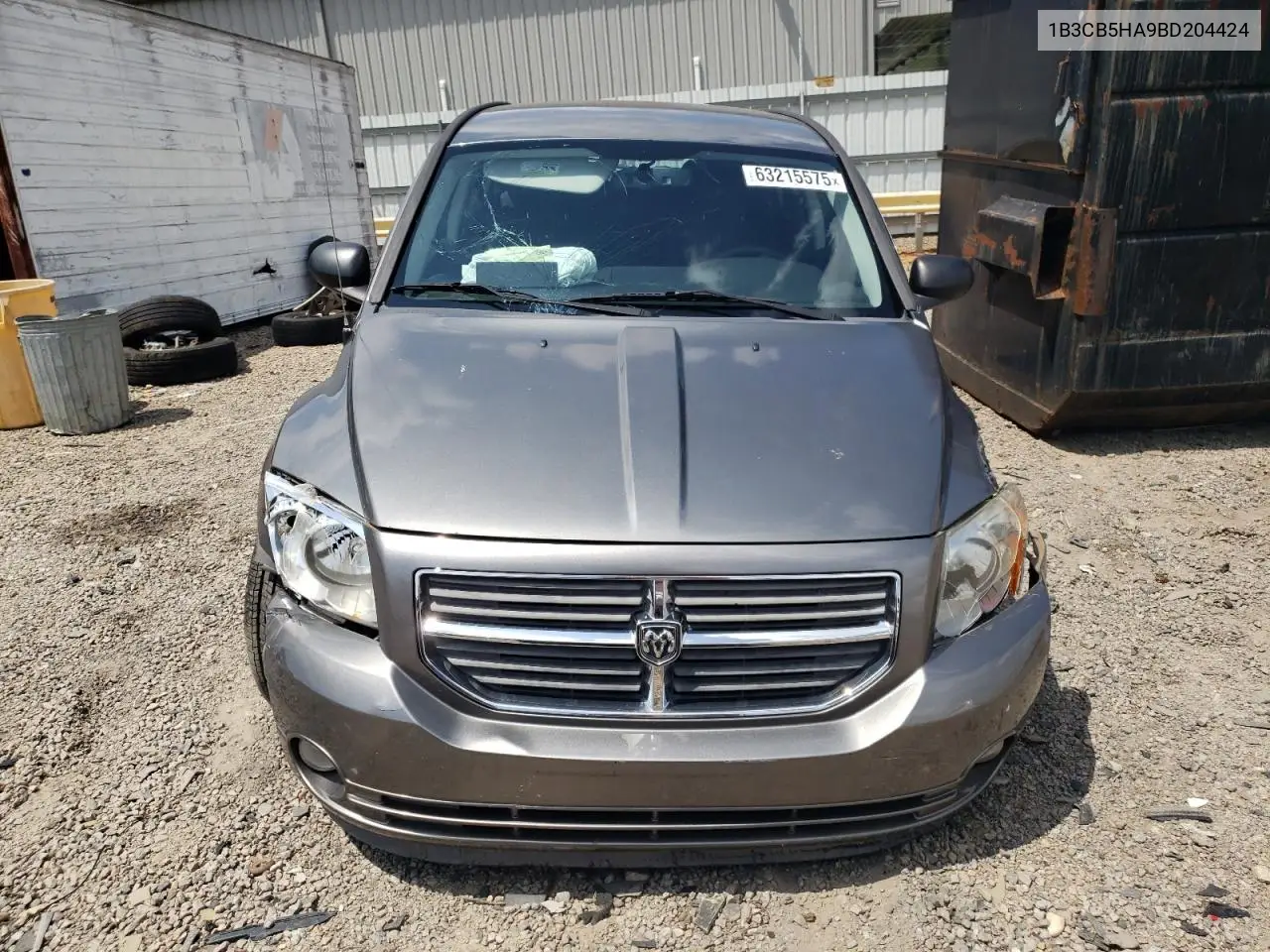 2011 Dodge Caliber Heat VIN: 1B3CB5HA9BD204424 Lot: 63215575