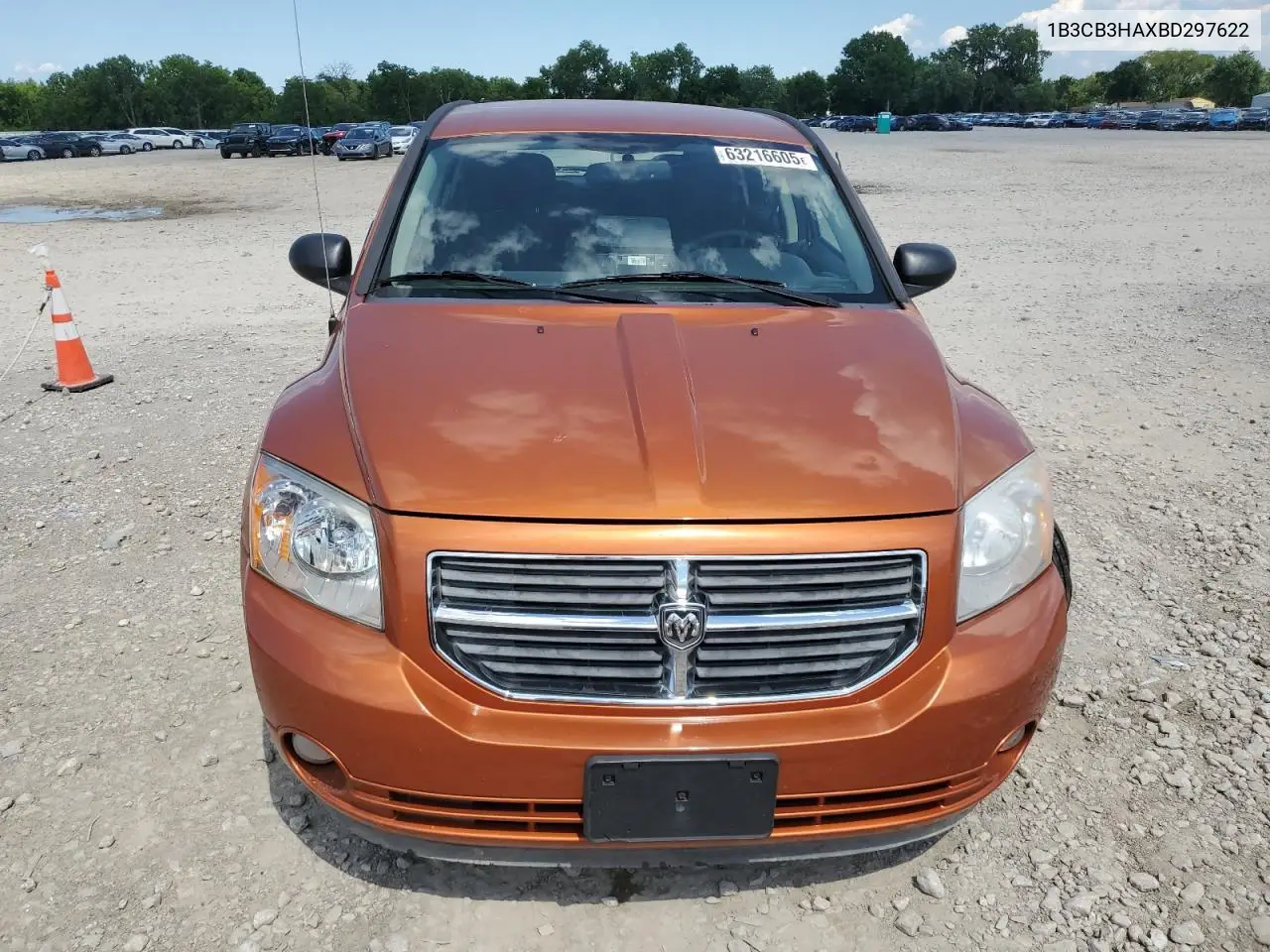 2011 Dodge Caliber Mainstreet VIN: 1B3CB3HAXBD297622 Lot: 63216605