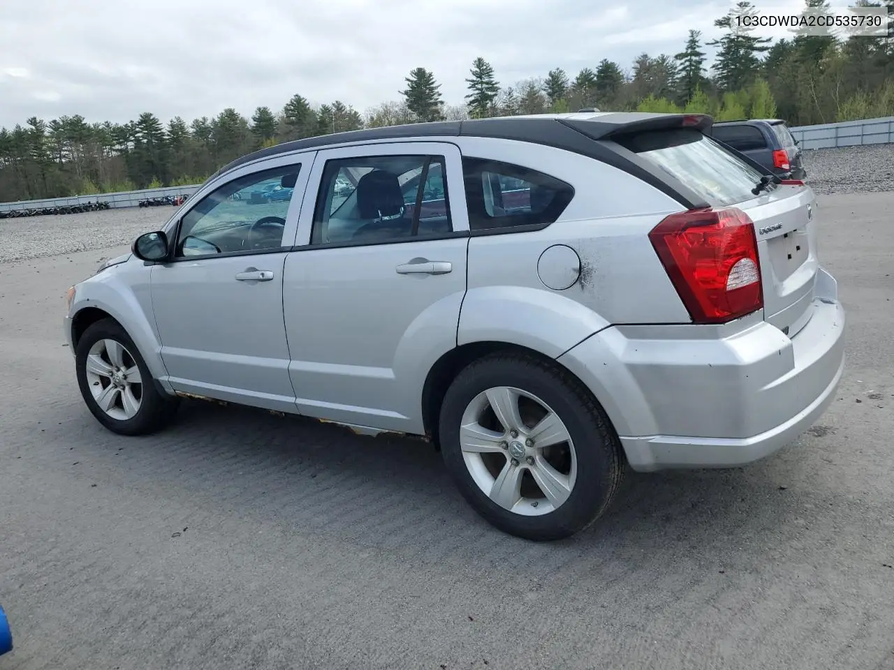 2012 Dodge Caliber Sxt VIN: 1C3CDWDA2CD535730 Lot: 55927895