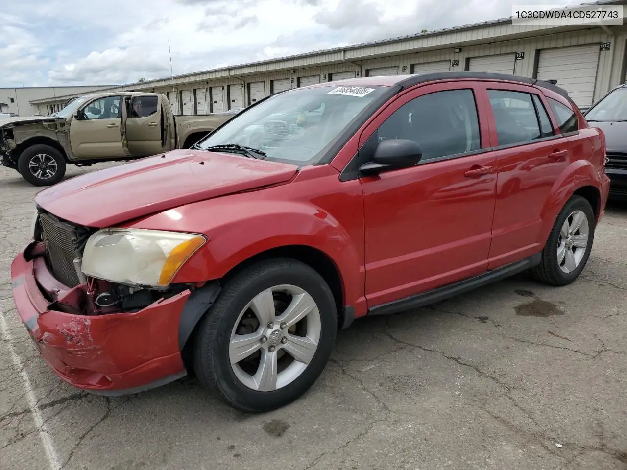 2012 Dodge Caliber Sxt VIN: 1C3CDWDA4CD527743 Lot: 56854505