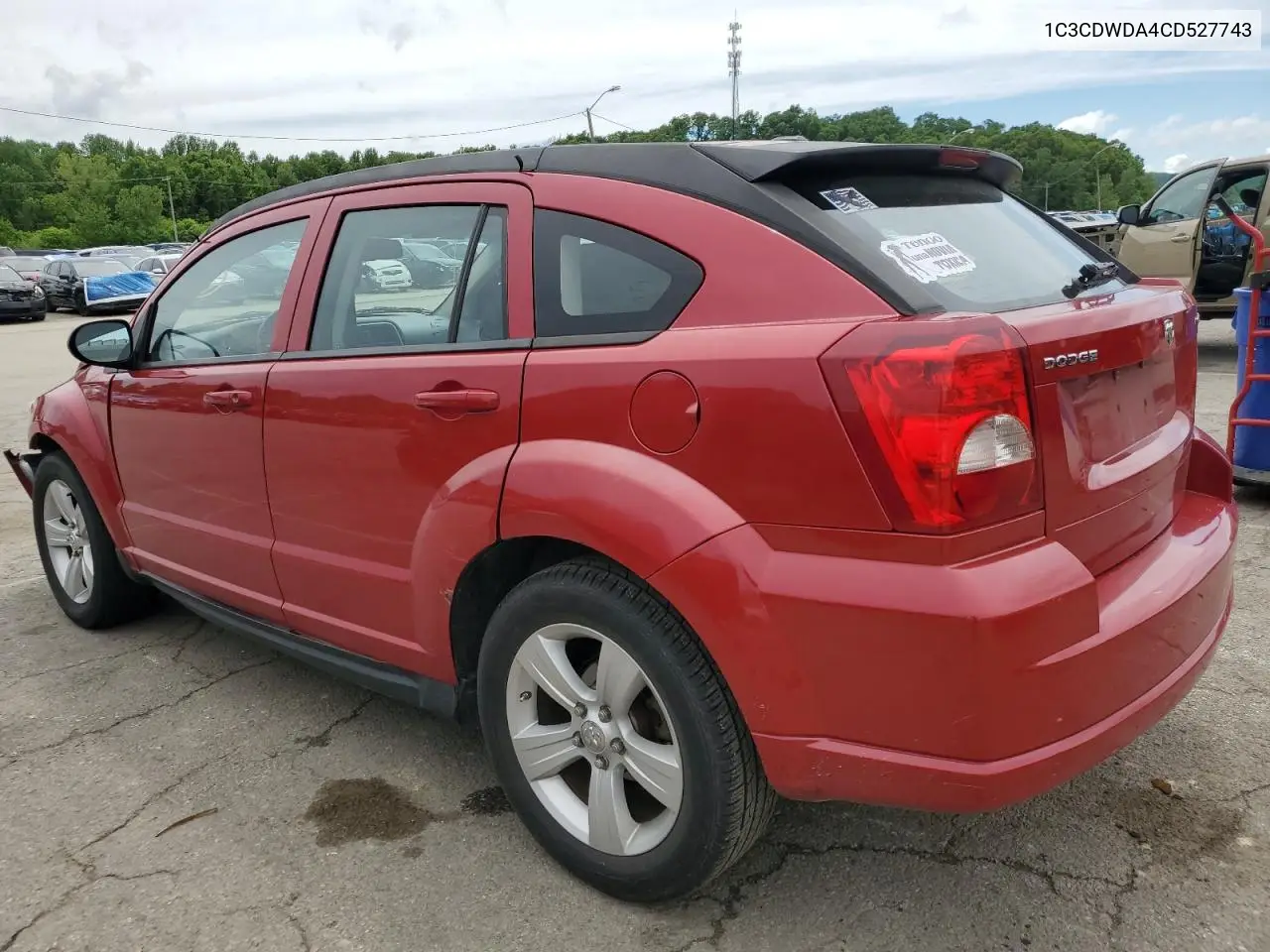 2012 Dodge Caliber Sxt VIN: 1C3CDWDA4CD527743 Lot: 56854505