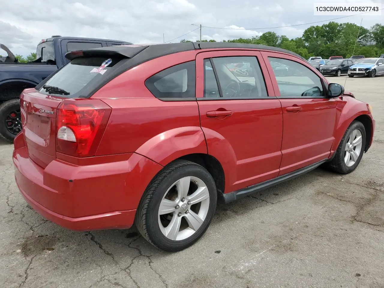 2012 Dodge Caliber Sxt VIN: 1C3CDWDA4CD527743 Lot: 56854505