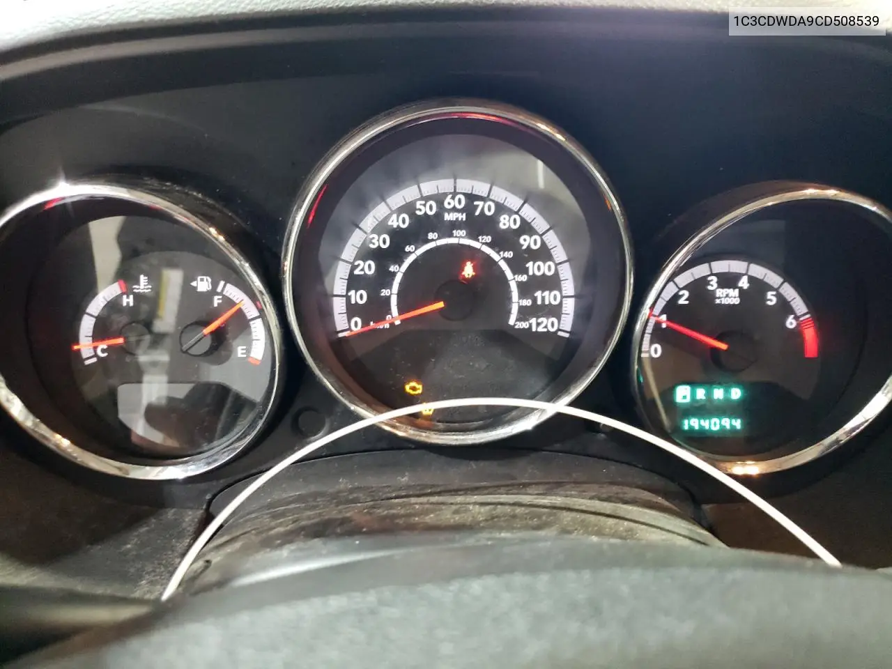 2012 Dodge Caliber Sxt VIN: 1C3CDWDA9CD508539 Lot: 61256015