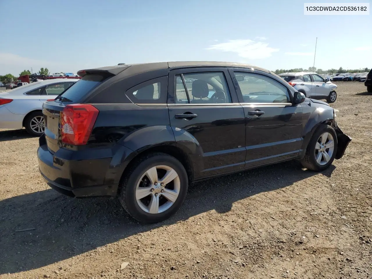 2012 Dodge Caliber Sxt VIN: 1C3CDWDA2CD536182 Lot: 61392665