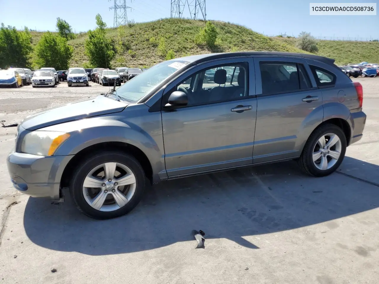 2012 Dodge Caliber Sxt VIN: 1C3CDWDA0CD508736 Lot: 61776355