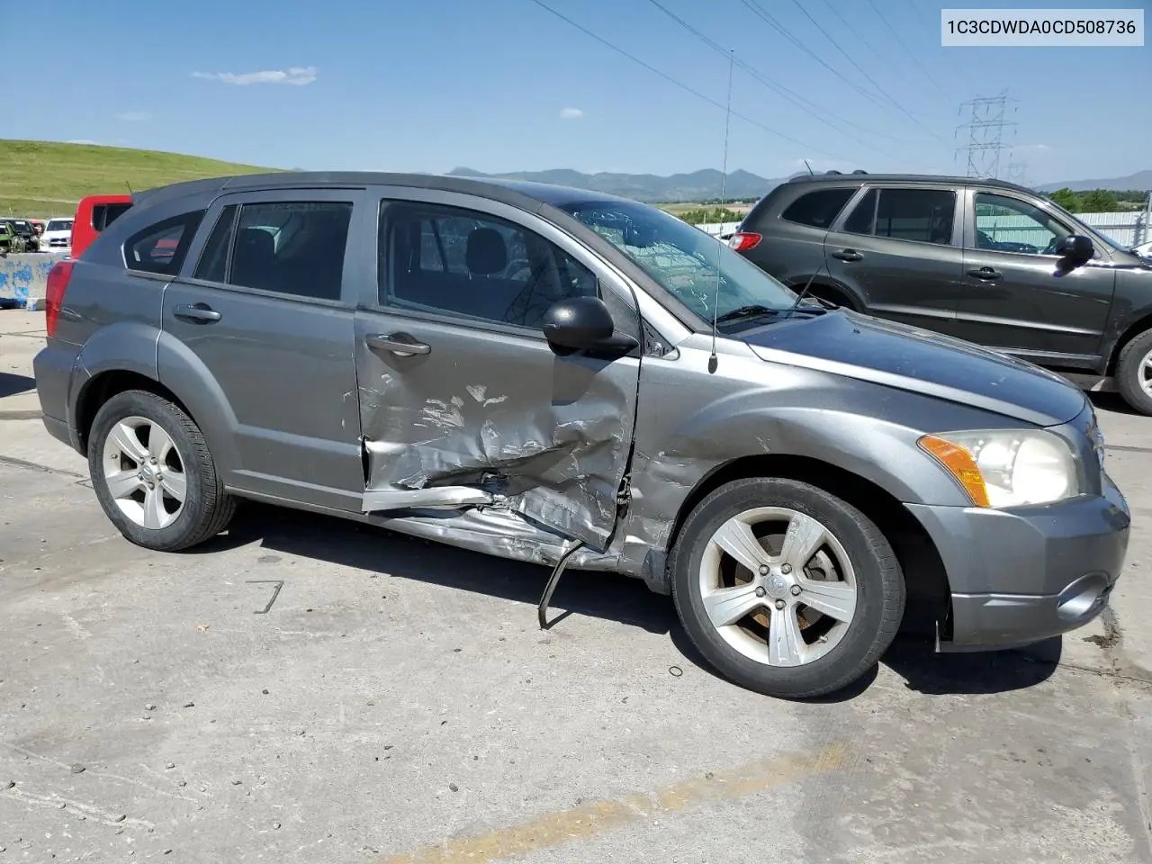 2012 Dodge Caliber Sxt VIN: 1C3CDWDA0CD508736 Lot: 61776355
