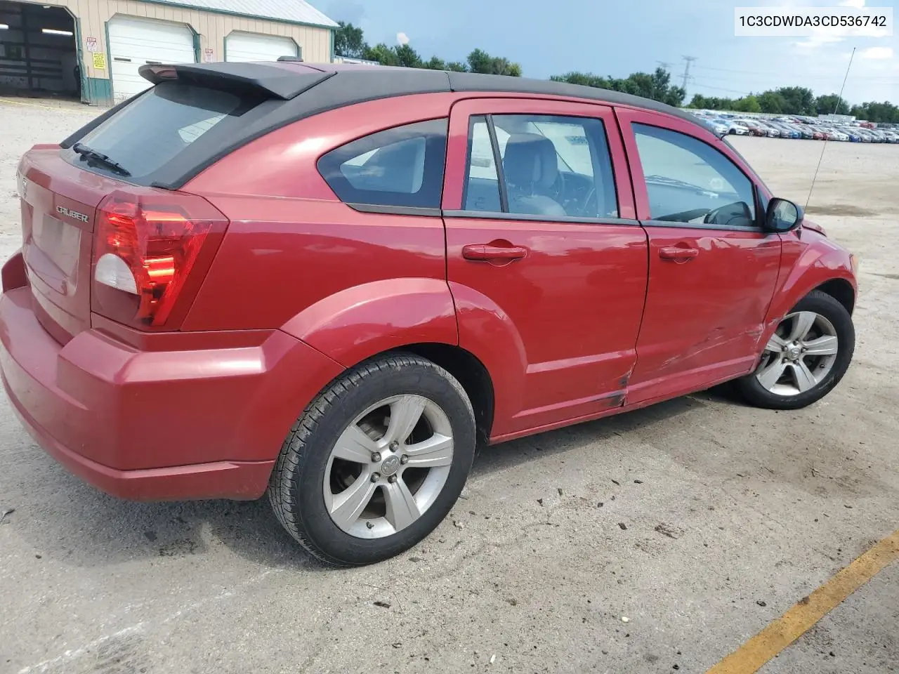 2012 Dodge Caliber Sxt VIN: 1C3CDWDA3CD536742 Lot: 62701965