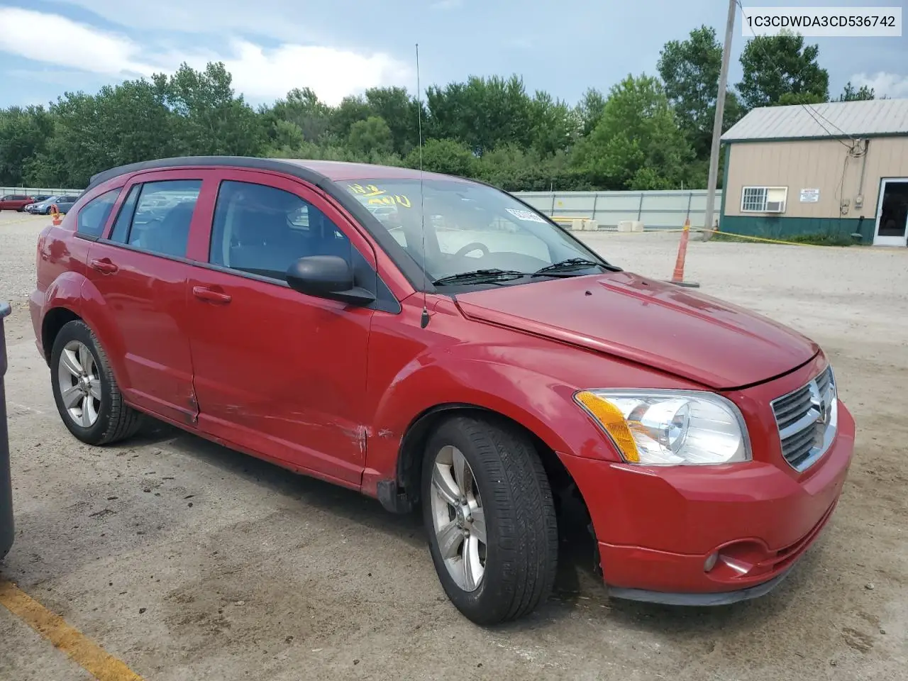 2012 Dodge Caliber Sxt VIN: 1C3CDWDA3CD536742 Lot: 62701965