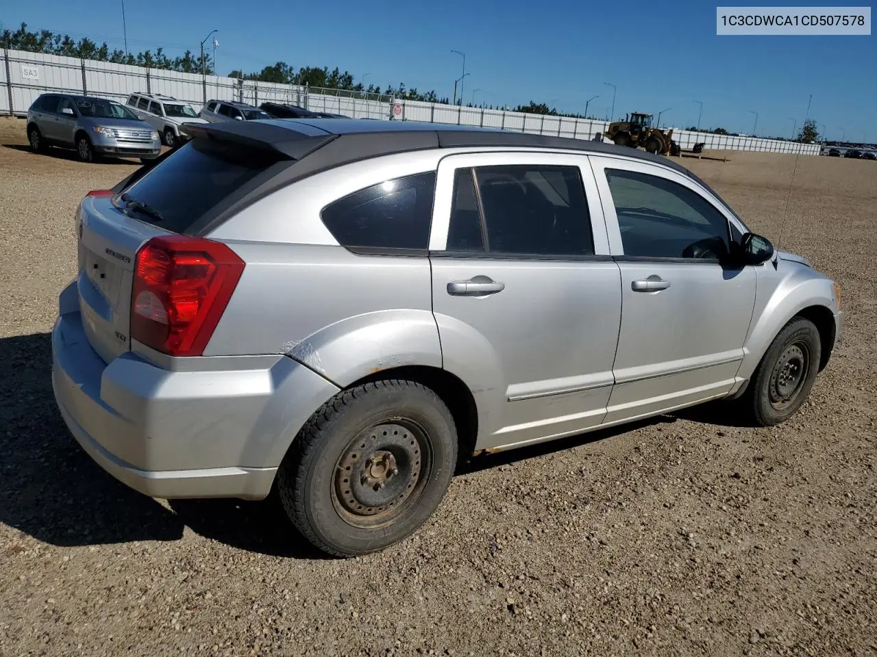 2012 Dodge Caliber Sxt VIN: 1C3CDWCA1CD507578 Lot: 63026885