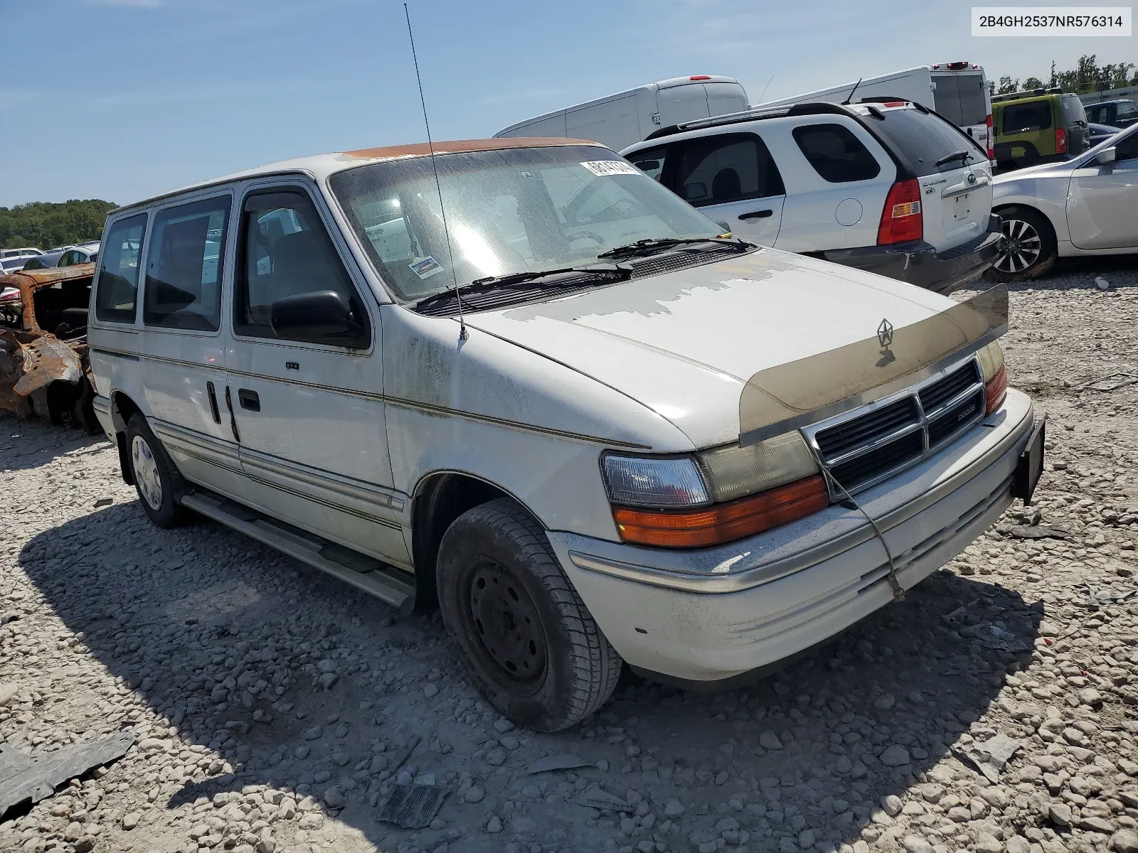 1992 Dodge Caravan VIN: 2B4GH2537NR576314 Lot: 68147374