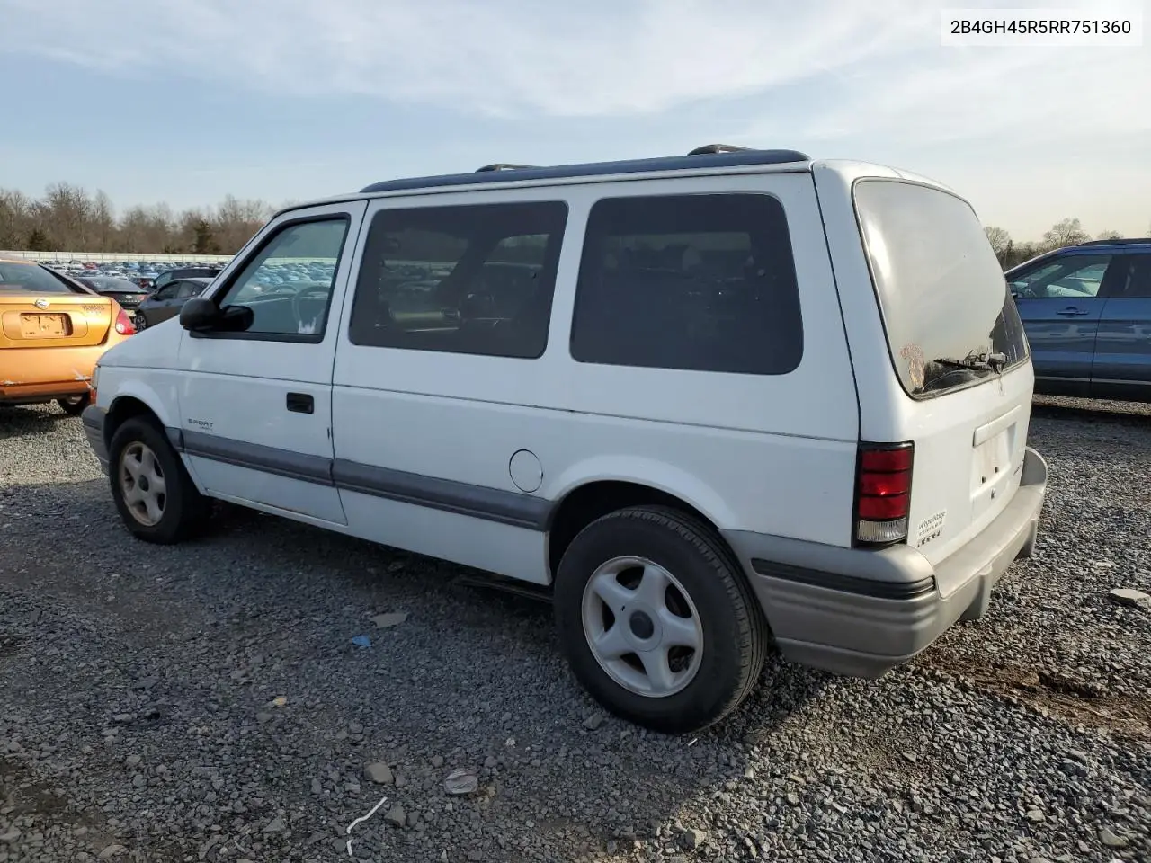 1994 Dodge Caravan Se VIN: 2B4GH45R5RR751360 Lot: 51345135