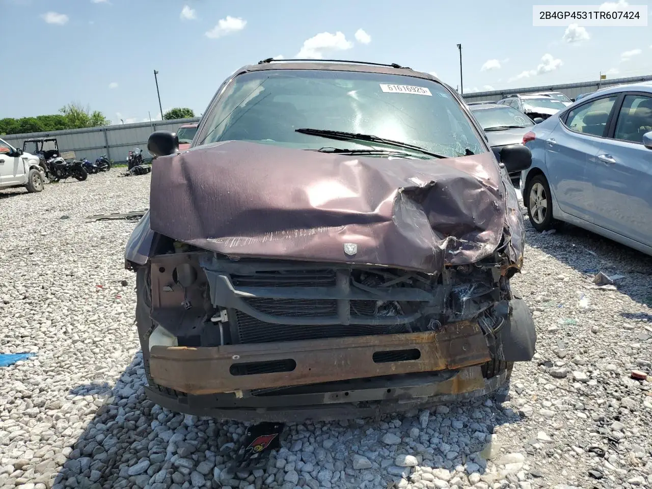 1996 Dodge Caravan Se VIN: 2B4GP4531TR607424 Lot: 61616925