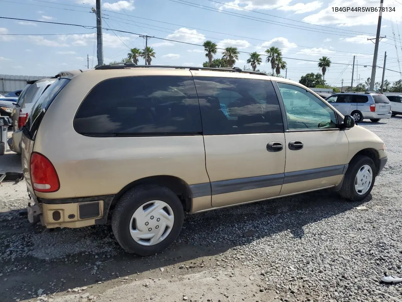 1998 Dodge Grand Caravan Se VIN: 1B4GP44R5WB678134 Lot: 54435585