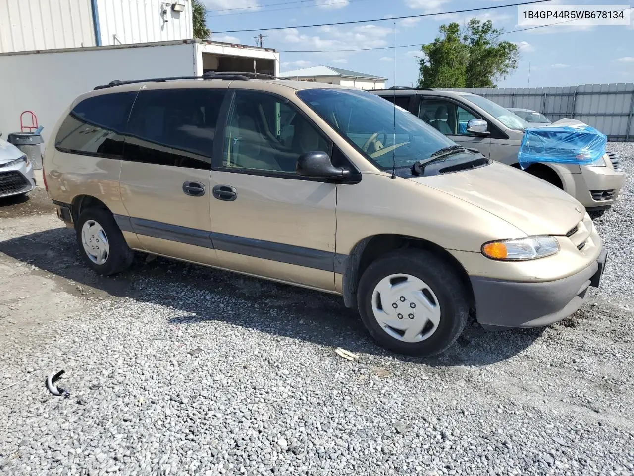 1998 Dodge Grand Caravan Se VIN: 1B4GP44R5WB678134 Lot: 54435585