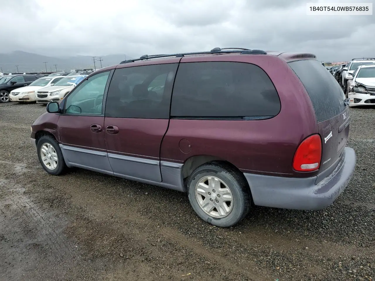 1998 Dodge Grand Caravan Le VIN: 1B4GT54L0WB576835 Lot: 56977235