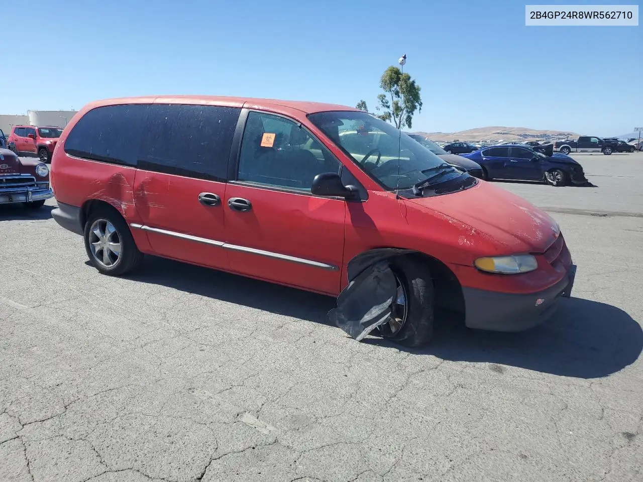 1998 Dodge Grand Caravan VIN: 2B4GP24R8WR562710 Lot: 58224485