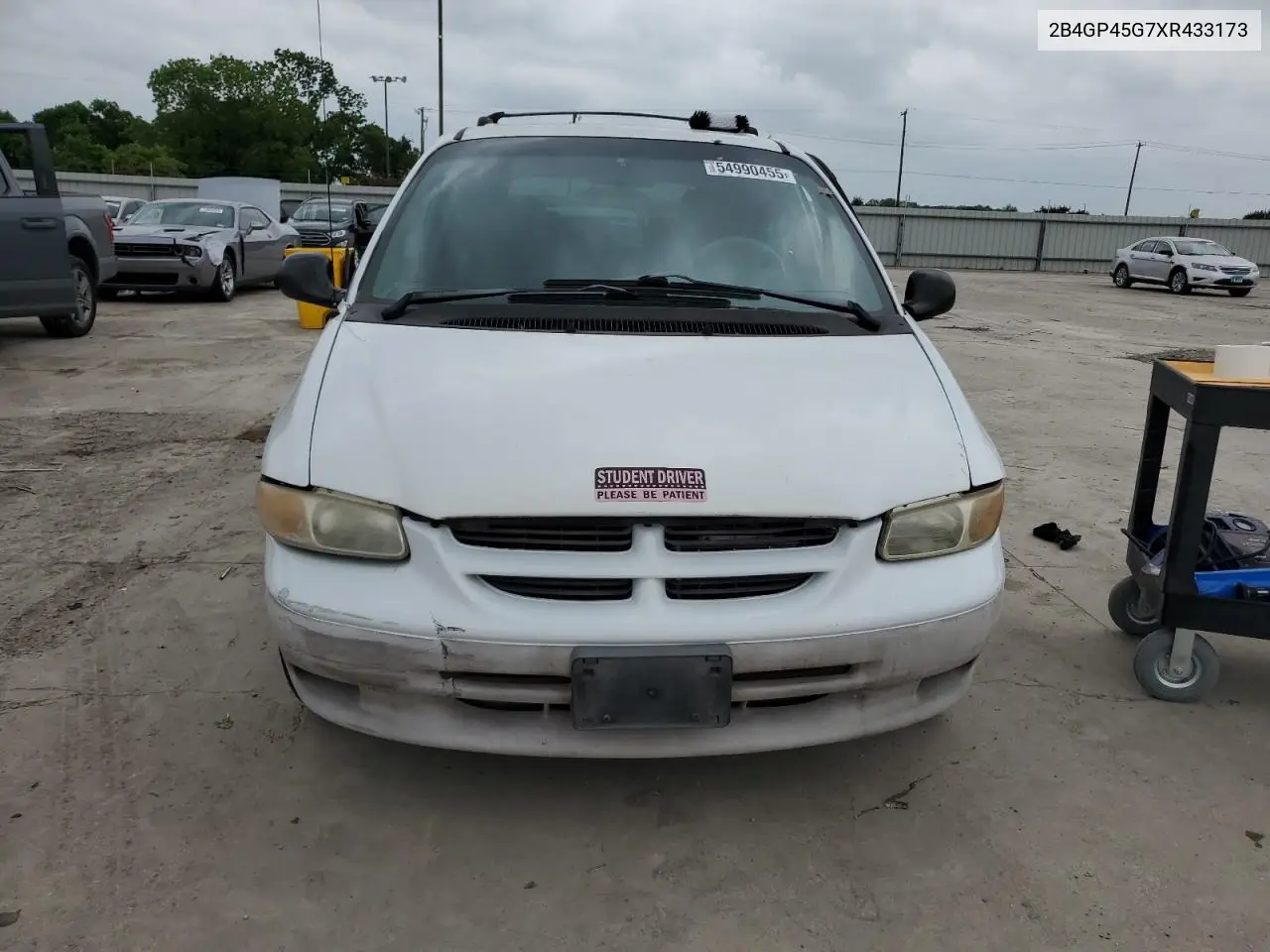 1999 Dodge Caravan Se VIN: 2B4GP45G7XR433173 Lot: 54990455
